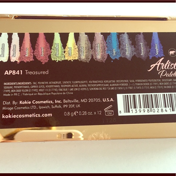 Kokie Treasured Eyeshadow Palette, brand new! - Picture 2 of 5